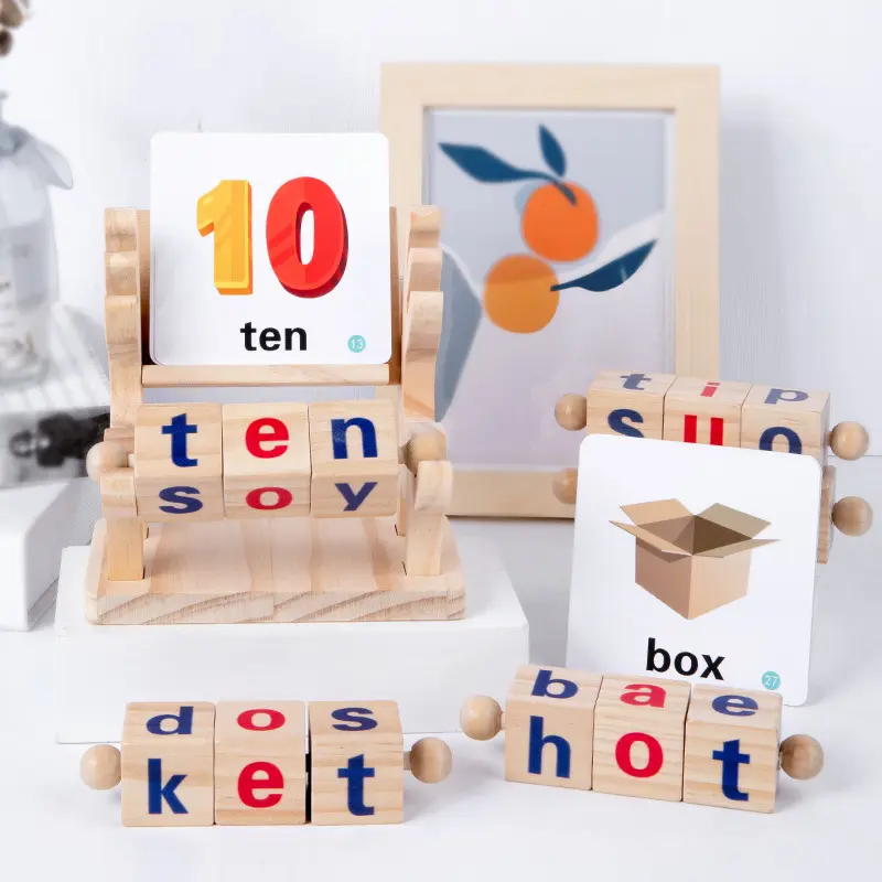 משחק איות מעץ טבעי לחיזוק הקשר הורה – ילד