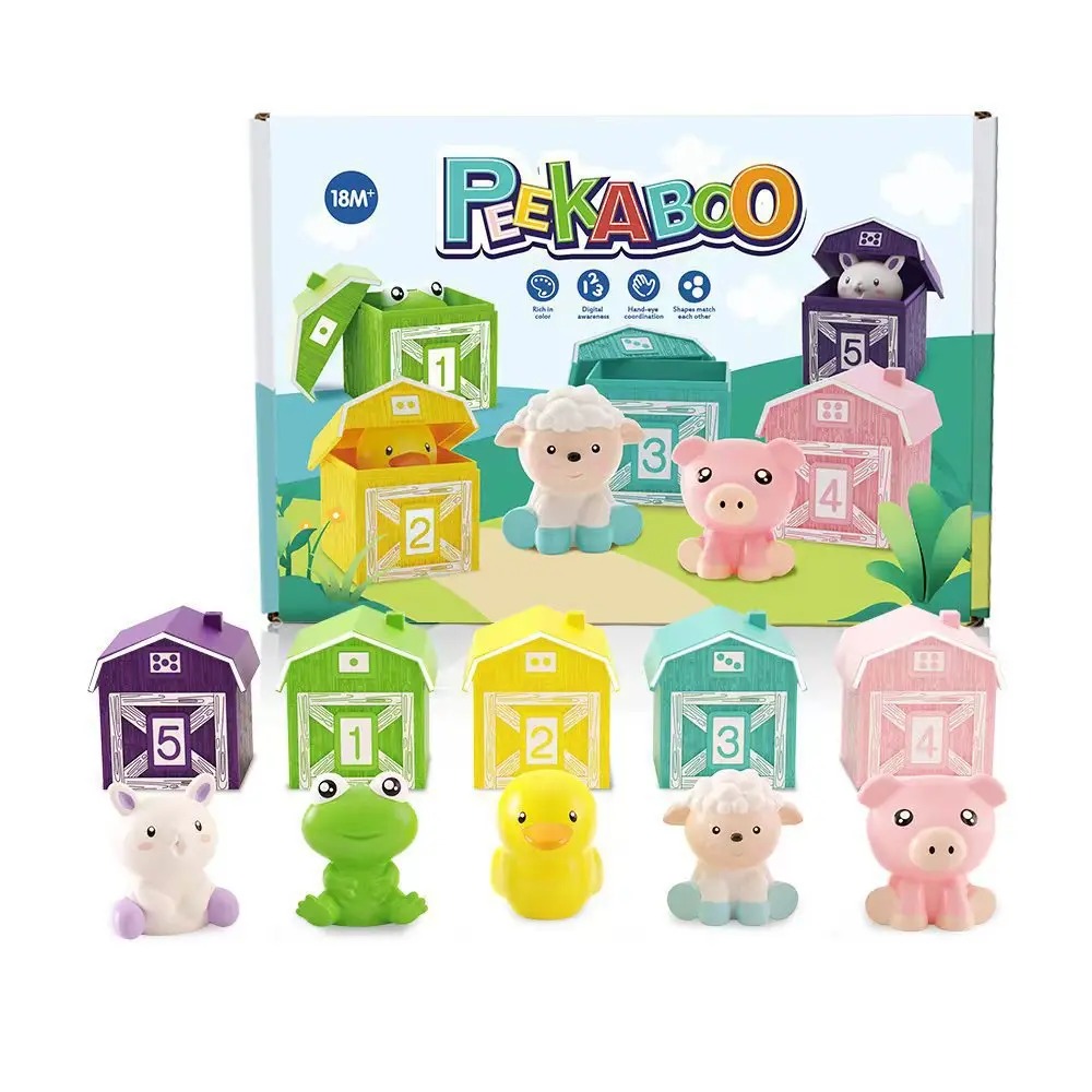 צעצועי חוות מונטסורי לפעוטות